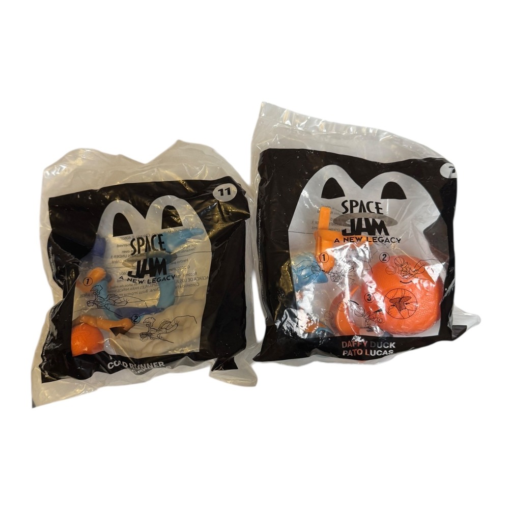 McDonalds‎ Space Jam 2 Toys Daffy Duck & Road Runner New Legacy Sealed FFT1